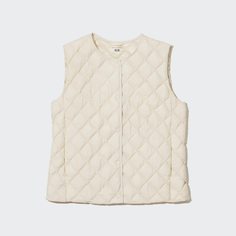 Утепленный жилет женский UNIQLO 450451COL01 белый 2XL (доставка из-за рубежа)