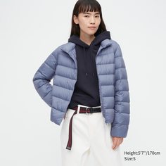 Пуховик женский UNIQLO 450310COL63 синий S (доставка из-за рубежа)