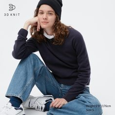 Джемпер женский UNIQLO 450635COL69 синий L (доставка из-за рубежа)