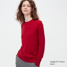 Джемпер женский UNIQLO 450509COL15 красный L (доставка из-за рубежа)
