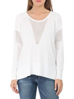 Пуловер женский Deha D33191 белый 42 RU