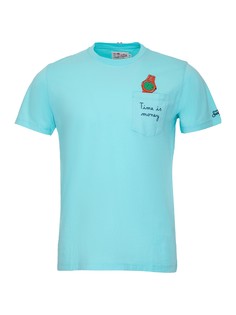 Футболка мужская MC2 Saint Barth AUS0001 голубая 52 RU