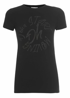 Футболка женская Deha B54050 черная 40 RU