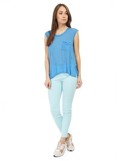 Майка женская Deha D33264 голубая 42 RU