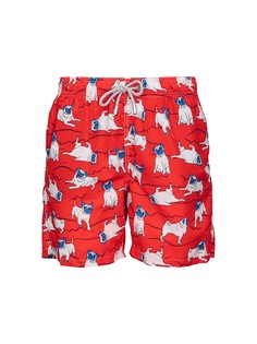 Шорты мужские MC2 Saint Barth GUS0001 красные 54 RU