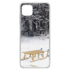 Чехол-накладка Krutoff Clear Case Санки для Samsung Galaxy A22s (A226)