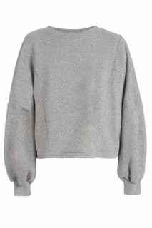 Свитшот женский Deha D53140 серый 40 RU