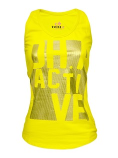 Майка женская Deha B42790 желтая 46 RU