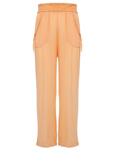 Брюки женские Deha B74146 оранжевые 44 RU