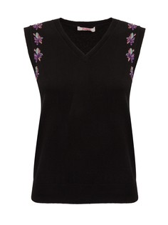 Жилет женский Blugirl Folies 41326338 черный 44 RU