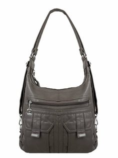 Сумка-рюкзак женская DOLPHIN 00-00000959, темно-серо-коричневый