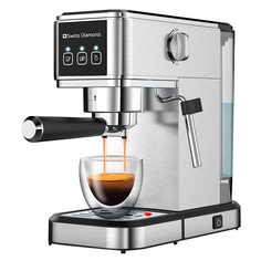 Рожковая кофеварка Swiss Diamond SD-ECM 004 серебристая
