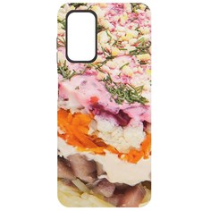 Чехол-накладка Krutoff Софт Кейс Сельдь под шубой для Samsung Galaxy A13 (A135) черный