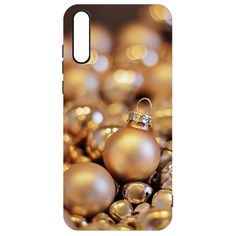 Чехол-накладка Krutoff Софт Кейс Золотые игрушки для Honor 30i черный