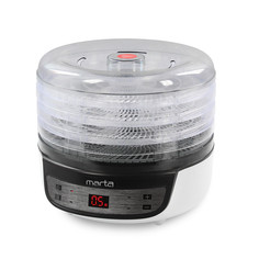 Сушилка для овощей и фруктов Marta MFD-8204PS белый