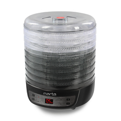 Сушилка для овощей и фруктов Marta MFD-8208PS черный
