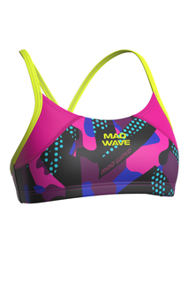 Юниорский купальник спортивный антихлор Volley Junior Top PBT E0 Mad Wave