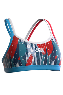 Юниорский купальник спортивный антихлор Crossfit Top Juior PBT B2 Mad Wave