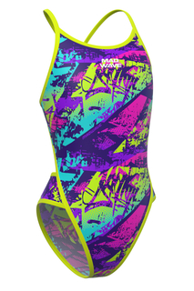 Юниорский купальник спортивный антихлор Diana Junior PBT D7 Mad Wave