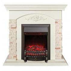 Электрокамин Neapolis WT с очагом Fobos Lux BL Real Flame