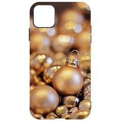 Чехол-накладка Krutoff Софт Кейс Золотые игрушки для iPhone 11 черный