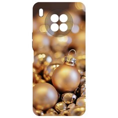 Чехол-накладка Krutoff Софт Кейс Золотые игрушки для Huawei Nova 8i черный