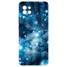 Чехол-накладка Krutoff Софт Кейс Гирлянда для Samsung Galaxy A03 (A035) черный