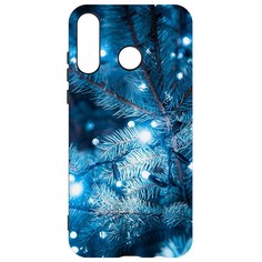 Чехол-накладка Krutoff Софт Кейс Гирлянда для Honor 20S черный