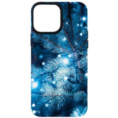Чехол-накладка Krutoff Софт Кейс Гирлянда для iPhone 13 Pro Max черный