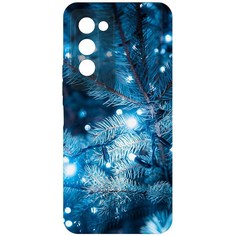Чехол-накладка Krutoff Софт Кейс Гирлянда для Tecno Camon 18 Premier черный