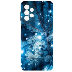 Чехол-накладка Krutoff Софт Кейс Гирлянда для Samsung Galaxy A23 (A235) черный