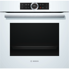 Встраиваемый электрический духовой шкаф Bosch HBG632BW1S белый