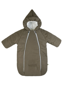 Зимний конверт-комбинезон Сонный гномик Айс, бежевый, 56-68