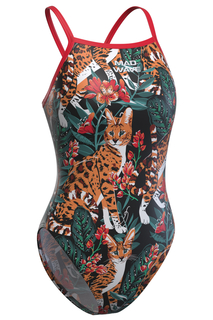 Купальник слитный женский Mad Wave M0152086C8W зеленый L