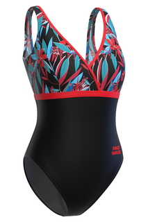 Купальник слитный женский Mad Wave M0140056E5W красный 3XL
