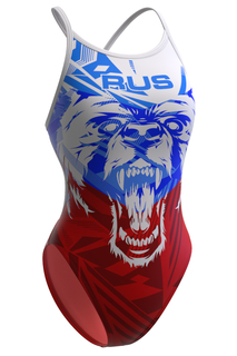 Купальник слитный женский Mad Wave M1460127F1W белый XL