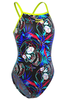 Купальник слитный женский Mad Wave M1462147D5W синий XL