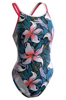 Купальник слитный женский Mad Wave M0150264F3W зеленый S