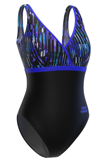 Купальник слитный женский Mad Wave M0140036E4W фиолетовый 3XL