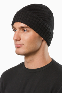 Шапка бини мужская Marhatter 2718 черная, р. 56-58