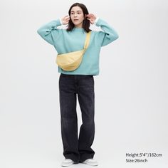 Джинсы женские UNIQLO 454350COL08 серые 26/31 (доставка из-за рубежа)