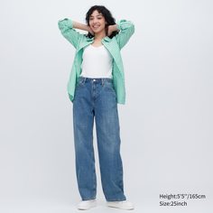 Джинсы женские UNIQLO 454350COL66 синие 24/31 (доставка из-за рубежа)