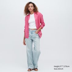 Джинсы женские UNIQLO 454350COL63 голубые 29/31 (доставка из-за рубежа)