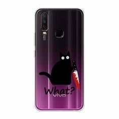 Чехол для Vivo Y12/Y17 "Котик с ножом" Case Place