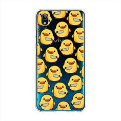 Чехол для Vivo Y91c/Y1s "Утка с ножом" Case Place