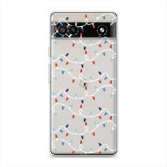 Чехол для Google Pixel 6A "Разноцветная гирлянда" Case Place