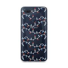 Чехол для Oppo A12 "Разноцветная гирлянда" Case Place