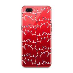 Чехол для Oppo A3s "Разноцветная гирлянда" Case Place
