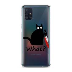 Чехол для Samsung Galaxy A51 "Котик с ножом" Case Place