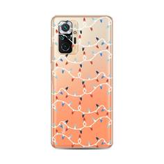Чехол для Xiaomi Redmi Note 10 Pro "Разноцветная гирлянда" Case Place